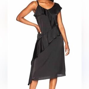 NIC+ZOE Women's New Romantics Dress Black Onyx Size 12 NWT